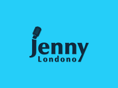 Jenny Londono Logo branding design icon illustration logo minimal motivetional simple speaker typography vector