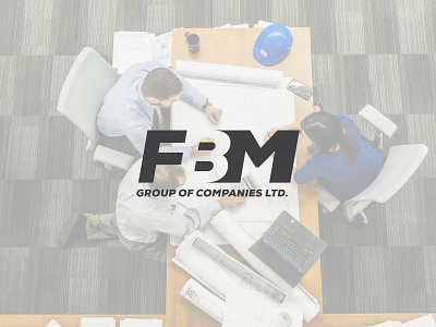 FBM Group of Company. design fbm lettermark logo minimal typography word wordmark
