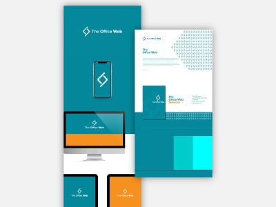 Office Web Logo branding design icon logo logodesign logos minimal services tech typography vector web design