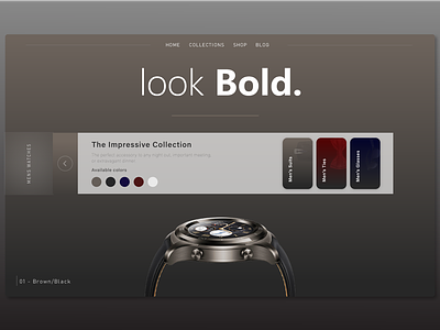 Luxury Item Page Concept