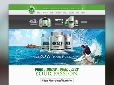 Nutrition Supplement Website