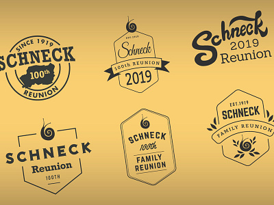 Schneck logo mash-up