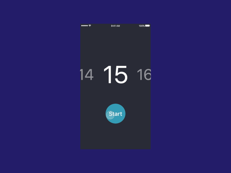 Daily UI Challenge Day 14 - Countdown Timer