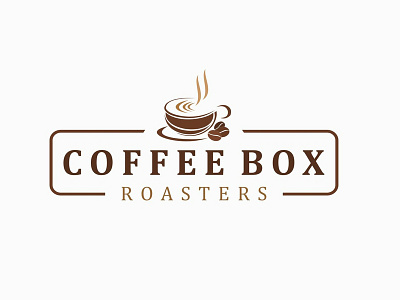 Coffee box logo design