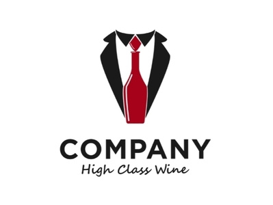 High class wine logo adobeillustrator alcohol art bartender beer brand branding classic coreldraw design elegant high class illustration illustrator inspiration logo retro vector wine winery