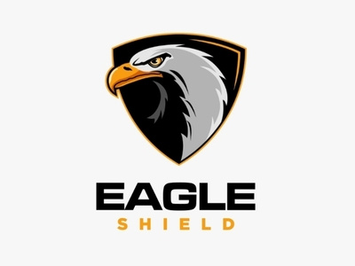 Eagle shield maascot logo adobeillustrator animal art badge bird brand classic coreldraw design eagle elegant identity illustration illustrator logo mascot shield sport team vector