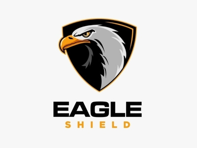 Eagle shield maascot logo