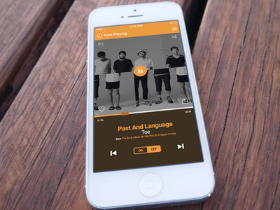 Google Play Music for iOS app google ios mobile app music app ui ux