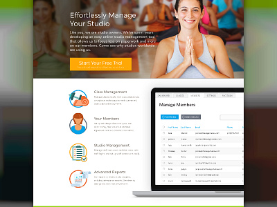 Studiobookingsonline membership management software studio yoga