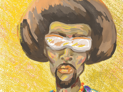 Untitled afro digital art digital painting