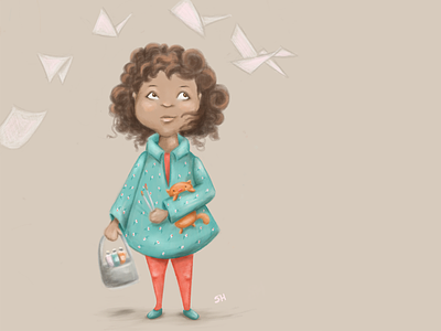 For Colour Collective Plaster Pink character design childrens book colourcollective illustration kidlitart