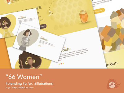 66Women illustrations illustrations redesign ui ux website