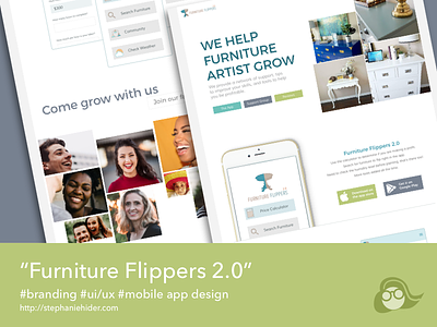 Furniture Flipper 2.0 App app appdesign redesign ui ux