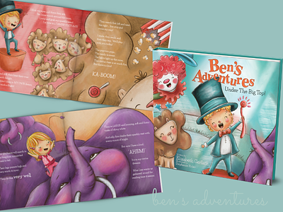 Ben's Adventure circus illustration kidlitart picture book picturebook special needs