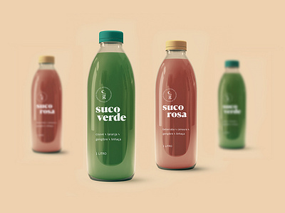 Cozinha em Grãos - Juice bottle brand glass green handmade identity juice nuts package design typography