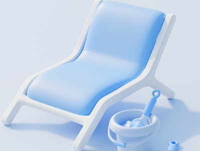 Beach chair blender