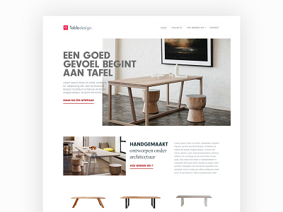 Furniture website dutch ecommerce furniture online product shop store table ui ux website