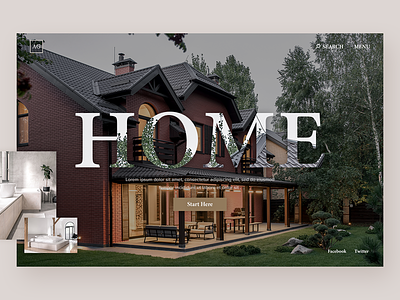 Home Builder - Website Concept branding homepage minimal typography ui ui deisgn ux web website website concept