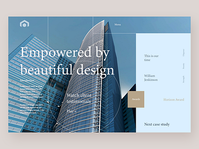 Construction Firm - Website Concept branding design flat homepage identity minimal typography ui ui deisgn ux web website website concept