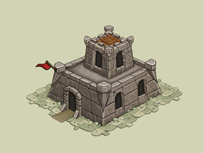 Game Assets buildings game game design illustration isometric strategy game
