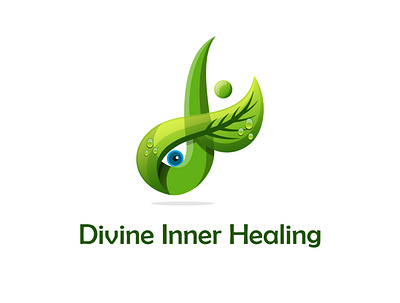 Divine Inner Healing animation art brand branding design flat icon illustration logo minimal