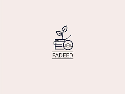 Fadeed animation art brand branding design flat icon illustration logo minimal