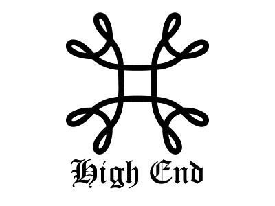 High End animation app brand design icon logo typography ui ux vector web
