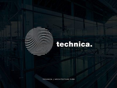 Technica brand branding design flat icon illustration logo typography