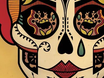 Dayofthedead day of the dead dia de los muertos illustration skull