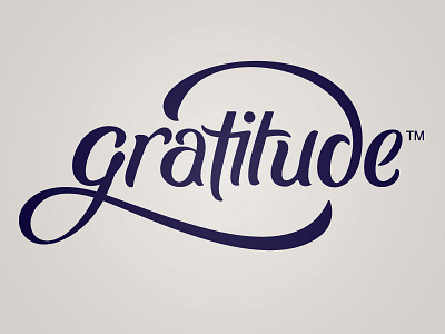 Gratitude accessories collaboration gifts lettering logo marketing product script service