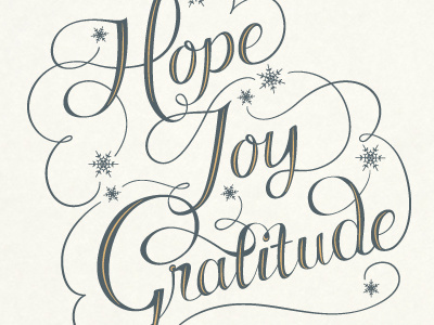 Hope Joy Gratitude