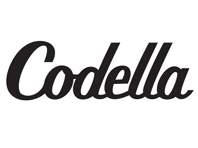 Codella branding lettering script sketch typography