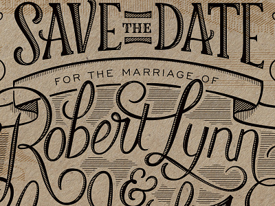 Save The Date Closeup closeup save the date lettering