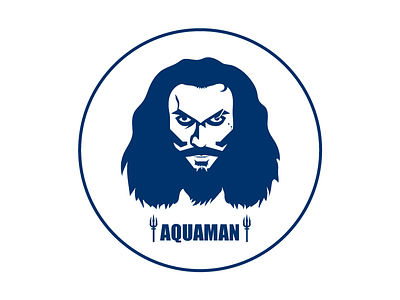 Aquaman&Yuan BaoBao ssilhouette，graph ，aquaman，cool