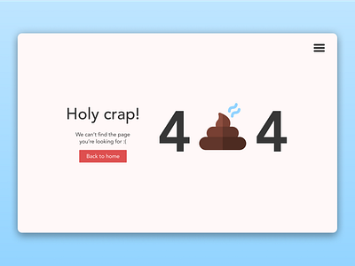 Daily UI #008 – 404 Page