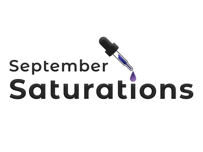 September Saturations branding design figma icon illustration logo minimal saturation september typography ui vector