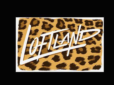 loftland print branding design t shirt