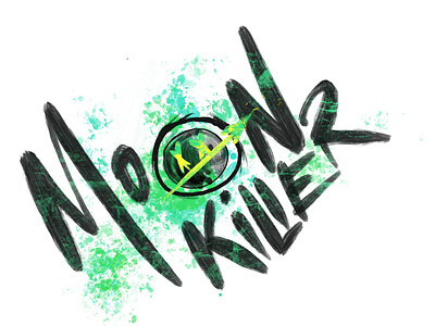 Moon Killer band branding concept design logo music t shirt