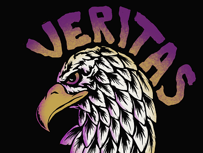 Veritas Eagle branding cartoon design eagle graphic design illustration logo t shirt tshirt