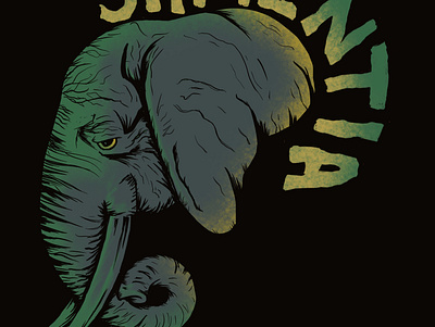 Sapientia Elephant branding cartoon concept design elephant illustration logo vector