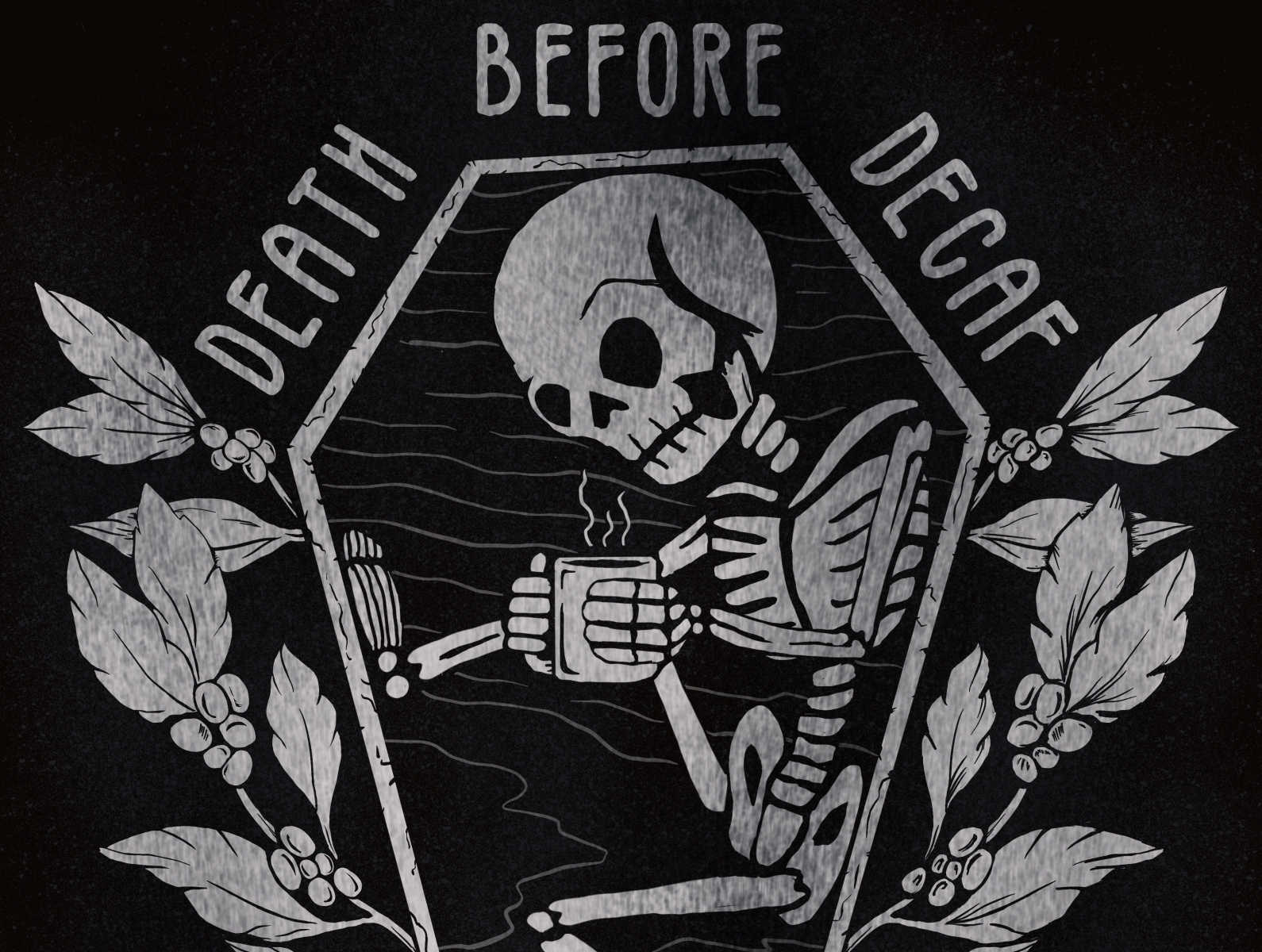 Death Before Decaf by Nathan Langert on Dribbble