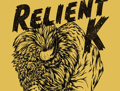 Relient K Buffalo Shirt Design band band merch band shirt black branding buffalo design hand drawn illustration logo merch relient k shirt t shirt yellow