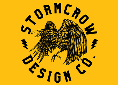 Stormcrow Design Company branding cartoon design graphic design illustration logo t shirt vector