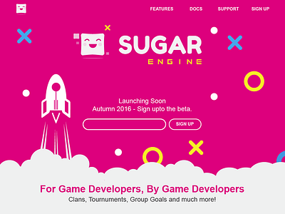 SUGAR Game Engine Launch Site game design game site game web design web design