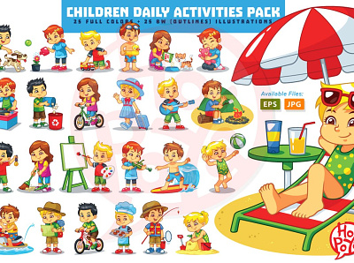 Children Daily Activities Pack