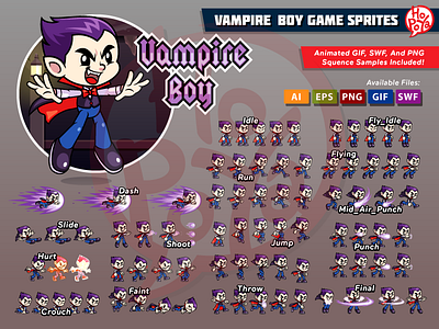 Game Character Sprite 02 by Mahmud Fajar Rosyadi on Dribbble