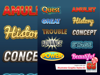 Illustrator Graphic Styles 03