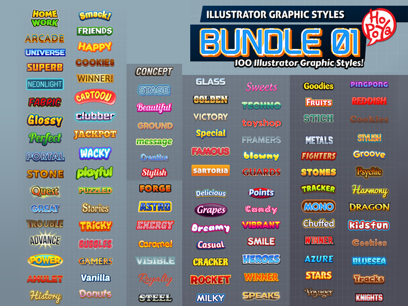 illustrator graphic styles pack free download
