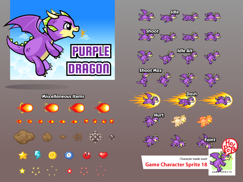 Game Character Sprite 02 by Mahmud Fajar Rosyadi on Dribbble