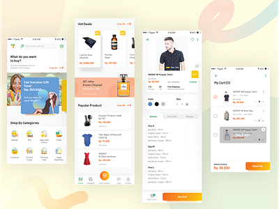 Mobile e-commerce - Unused Design e commerce mobile app ui design